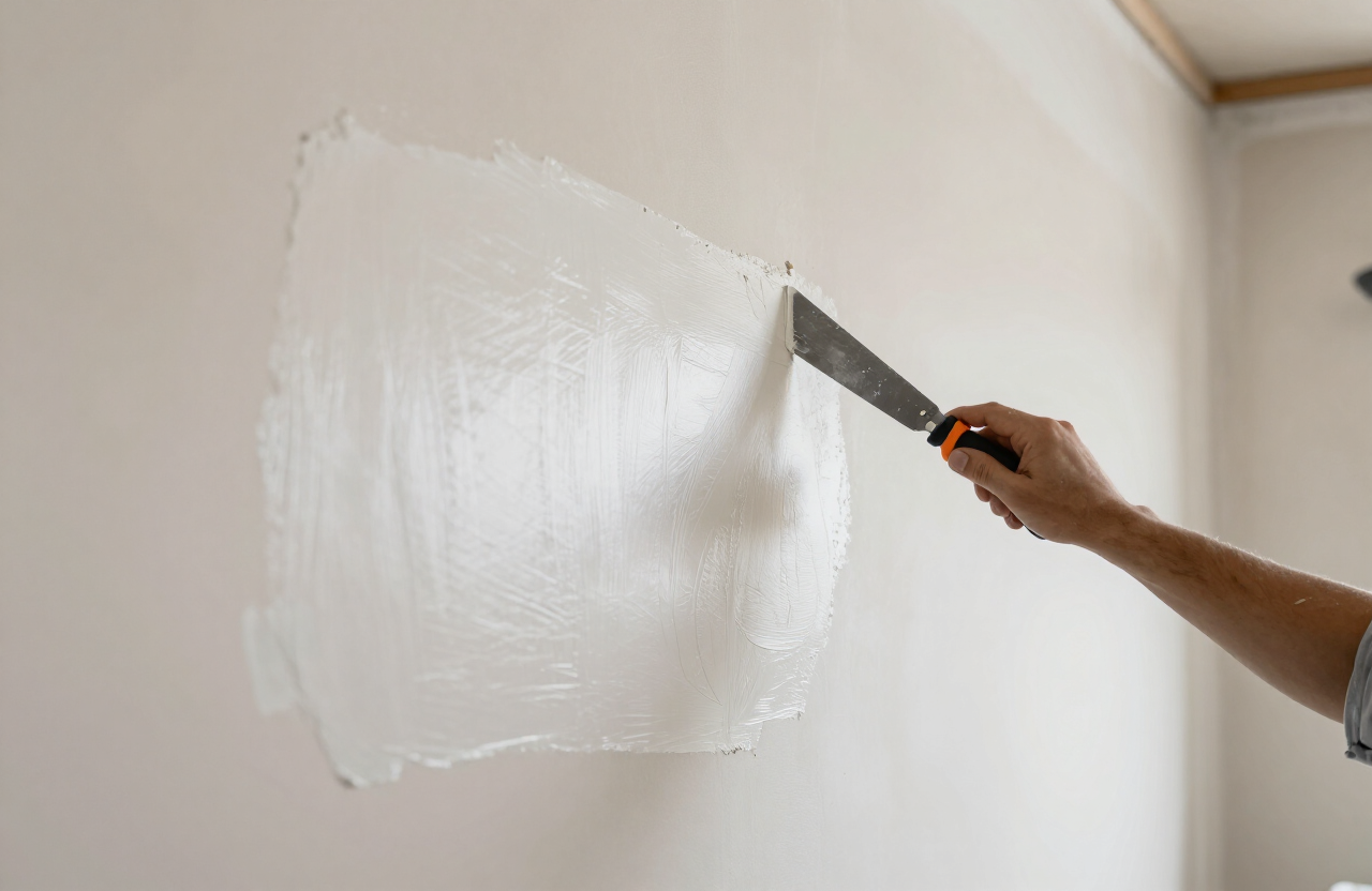 Drywall Repair in Tenafly, NJ | Hudson Line Painters Professional drywall finishing — skim coating a wall to a smooth Level 5 finish