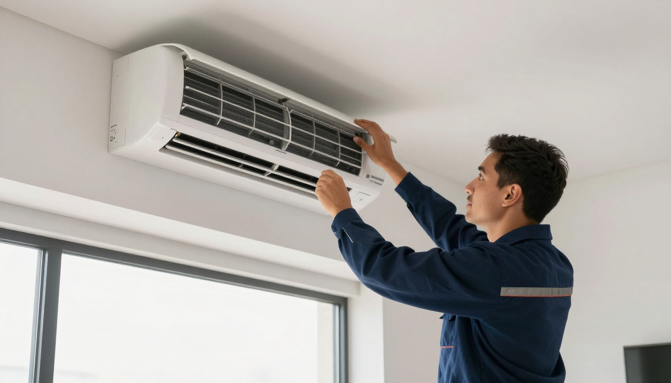 Limpeza e manutenção de ar-condicionado — serviço da ResolveJá