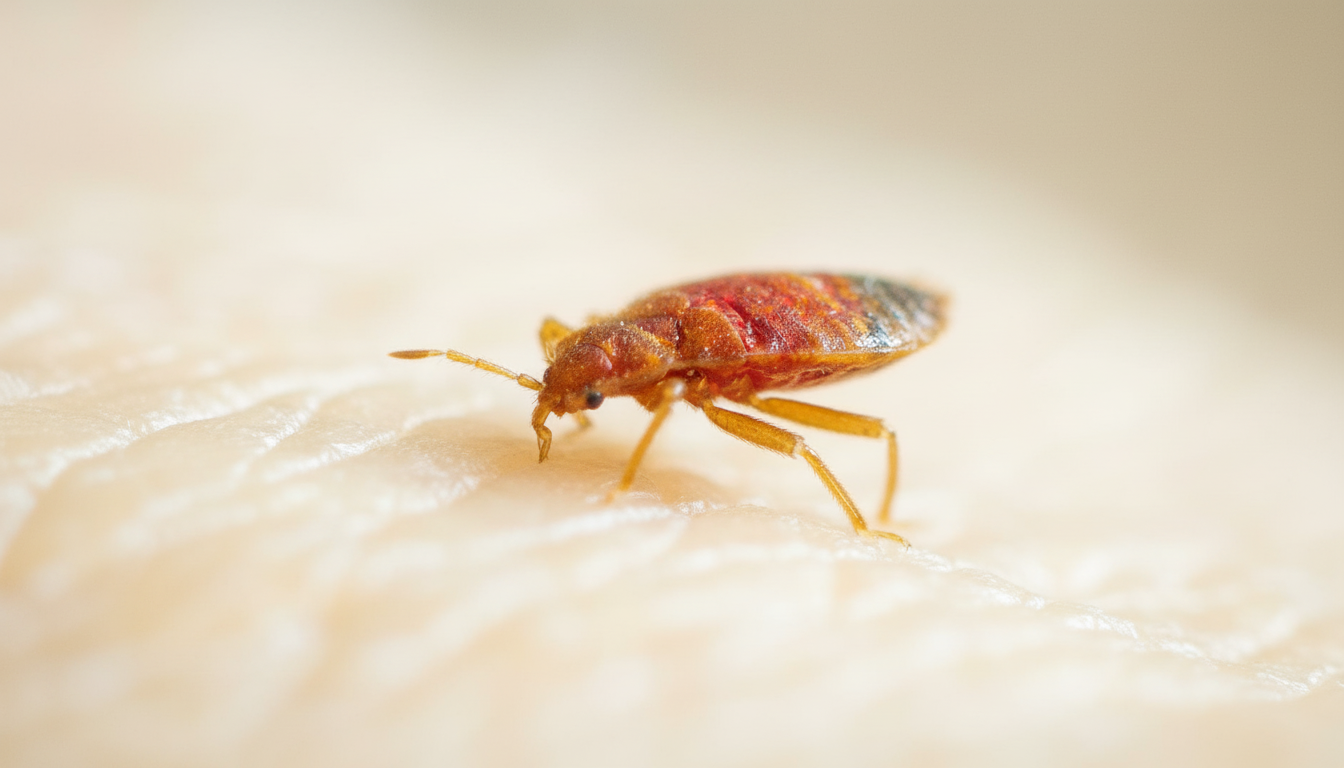 Close-up of bed bugs