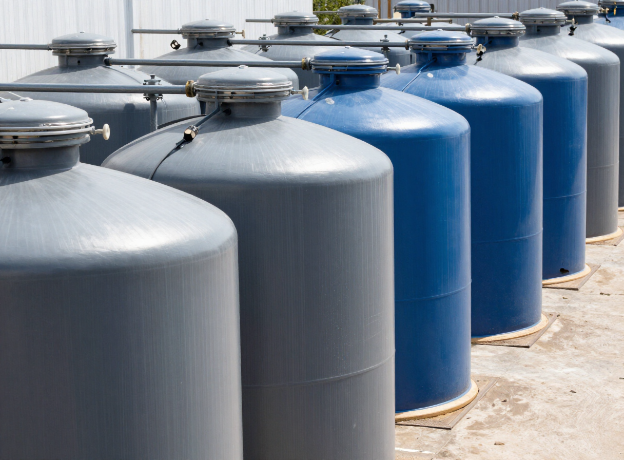 Water Tanks: Storage yard tanks