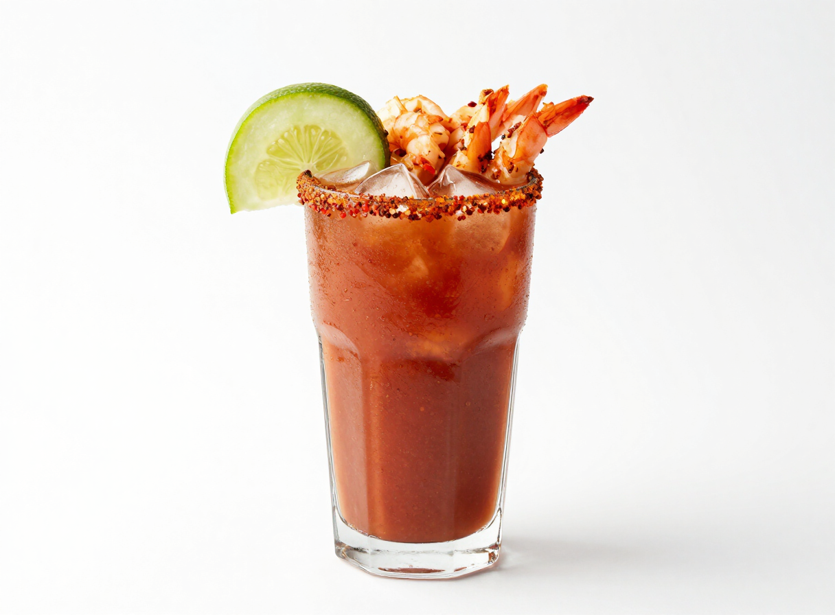 Traditional & Shrimp Micheladas — Micheladas y Micheladas con Camarón at Mariscos El Sanignacense