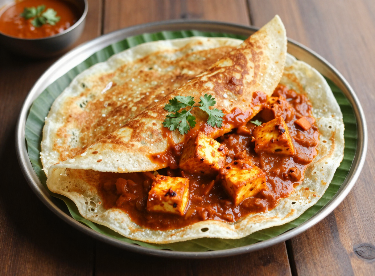 Paneer Chilli Dosa