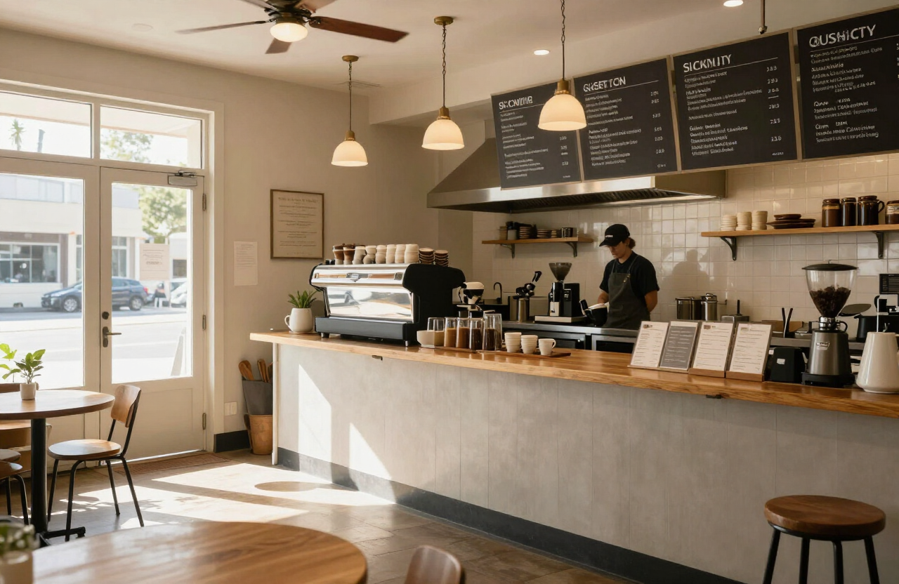 Hilltop Coffee and Kitchen community cafe in Los Angeles