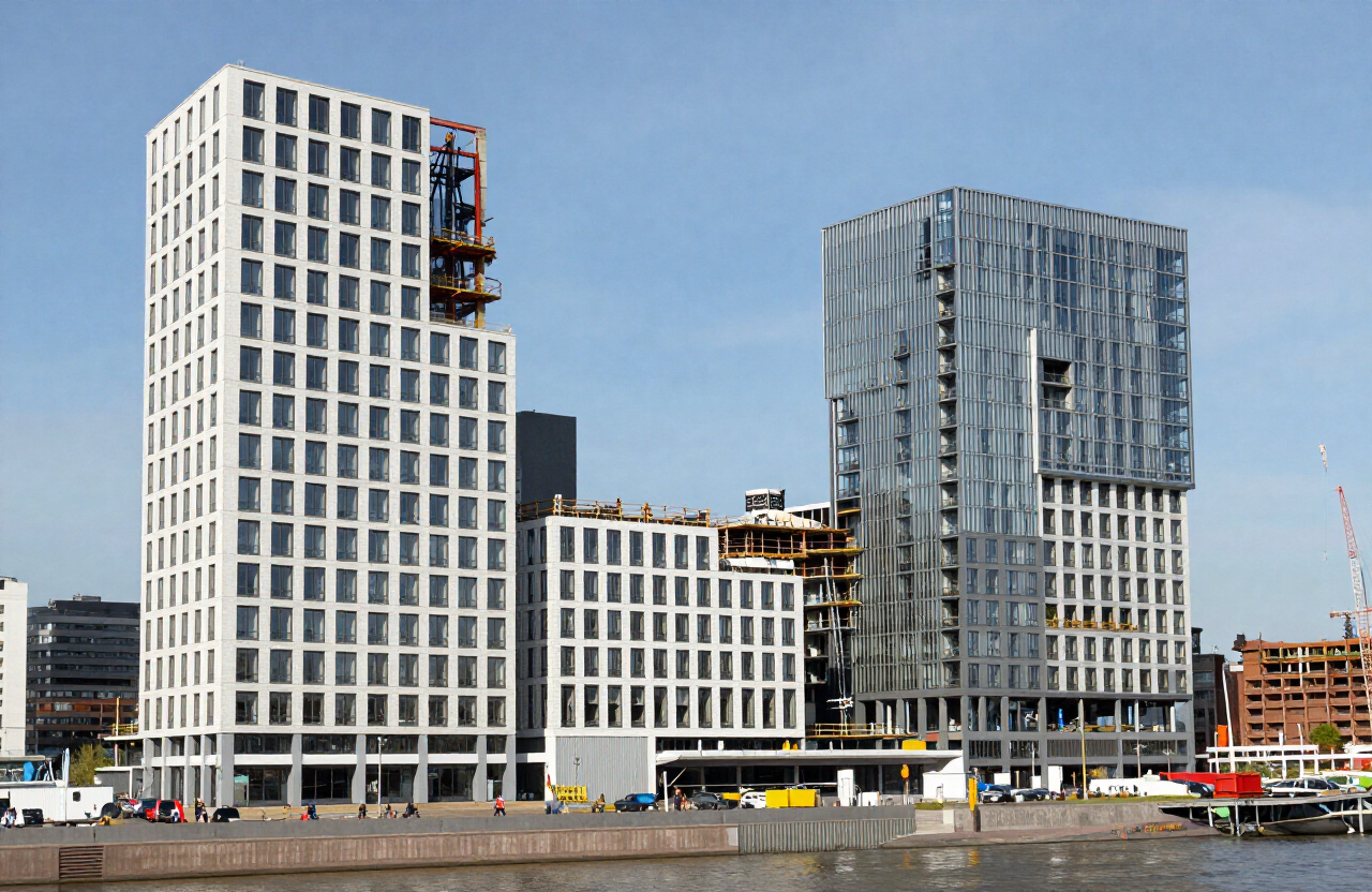 Illustrative architectural construction photograph