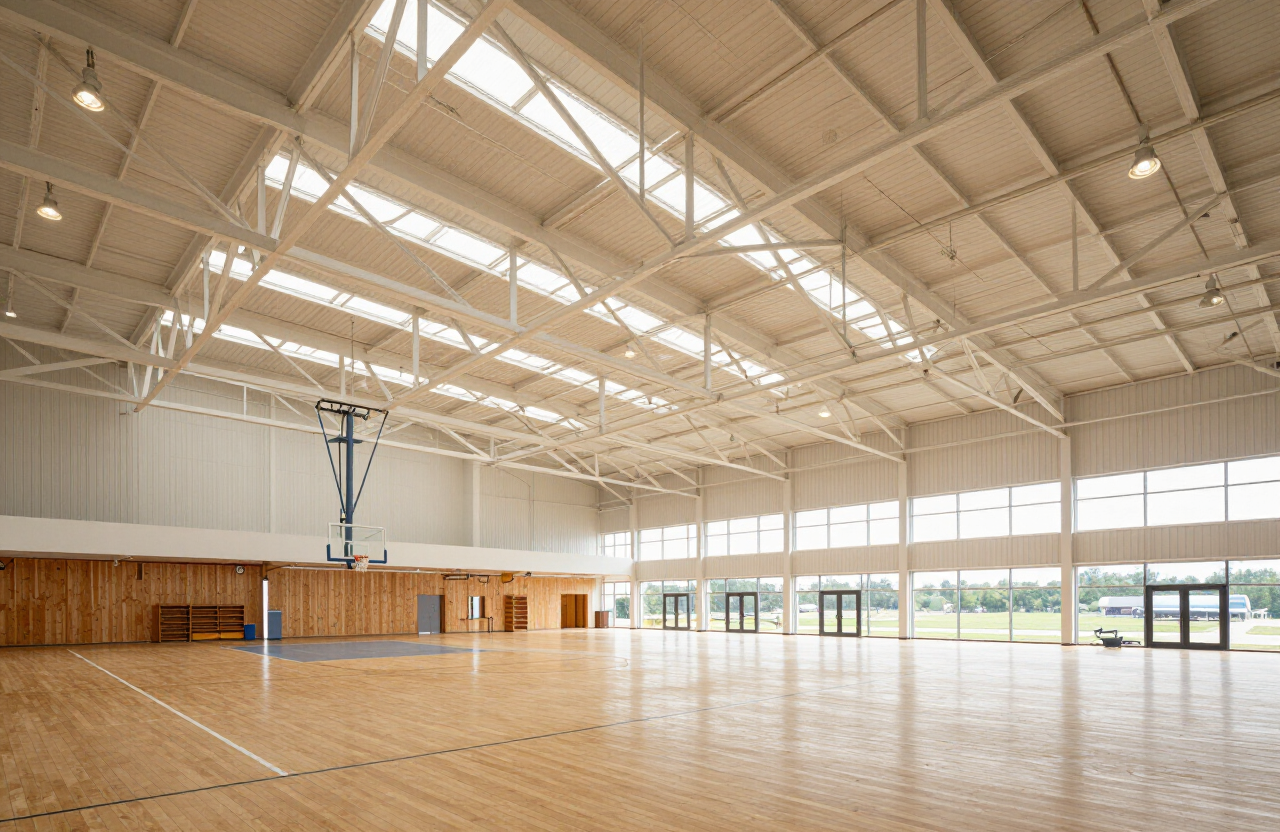 Illustrative architectural construction photograph