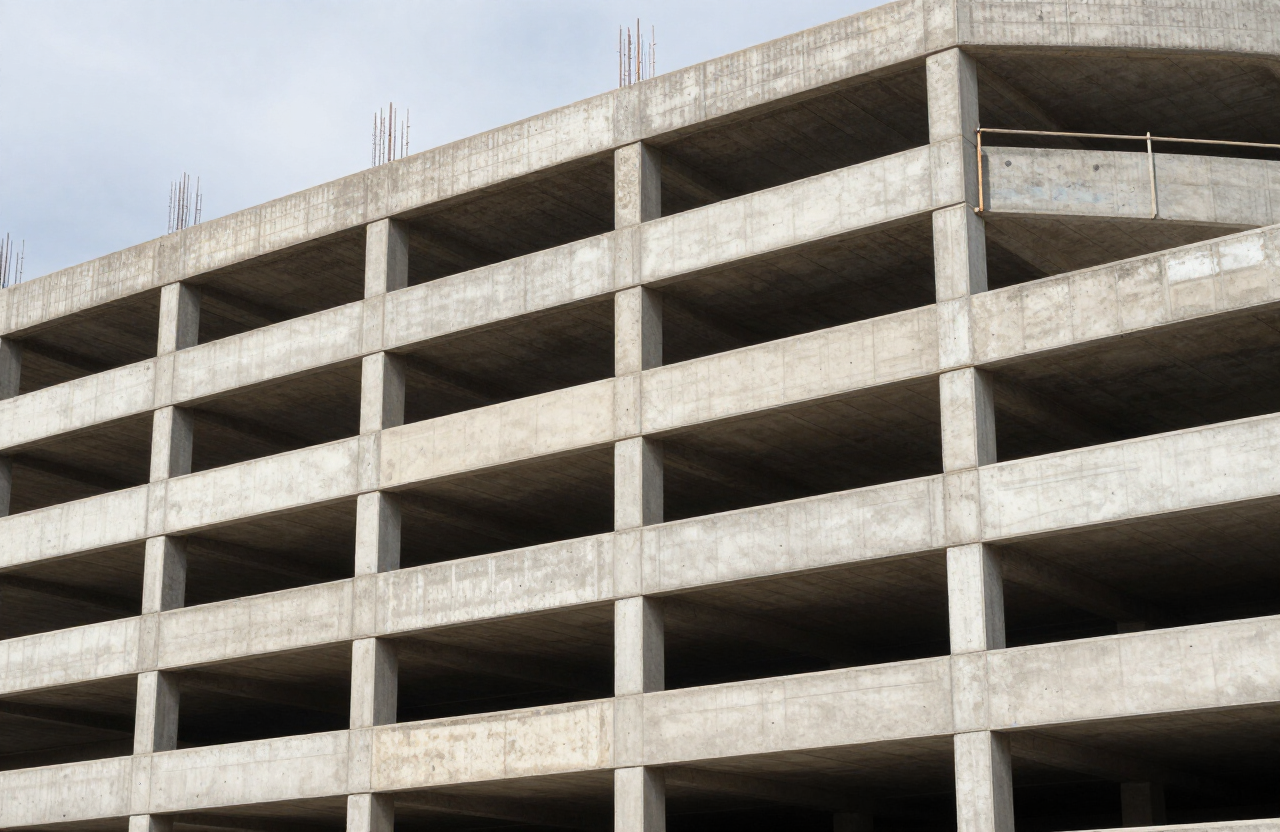 Illustrative architectural construction photograph