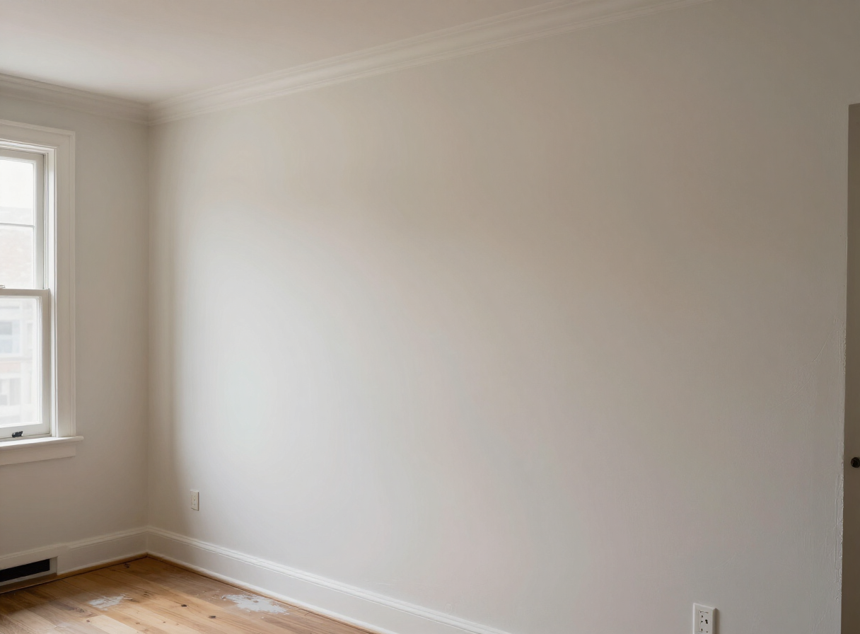 Skim Coating After Wallpaper Removal in an Older Weehawken Home — after