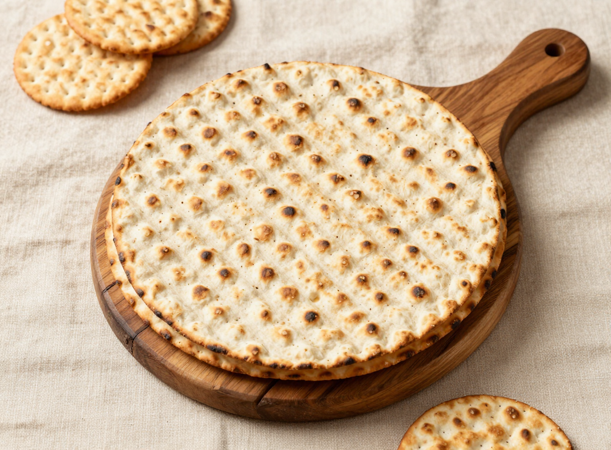 Pan Ácimo de Trigo (Matzá)