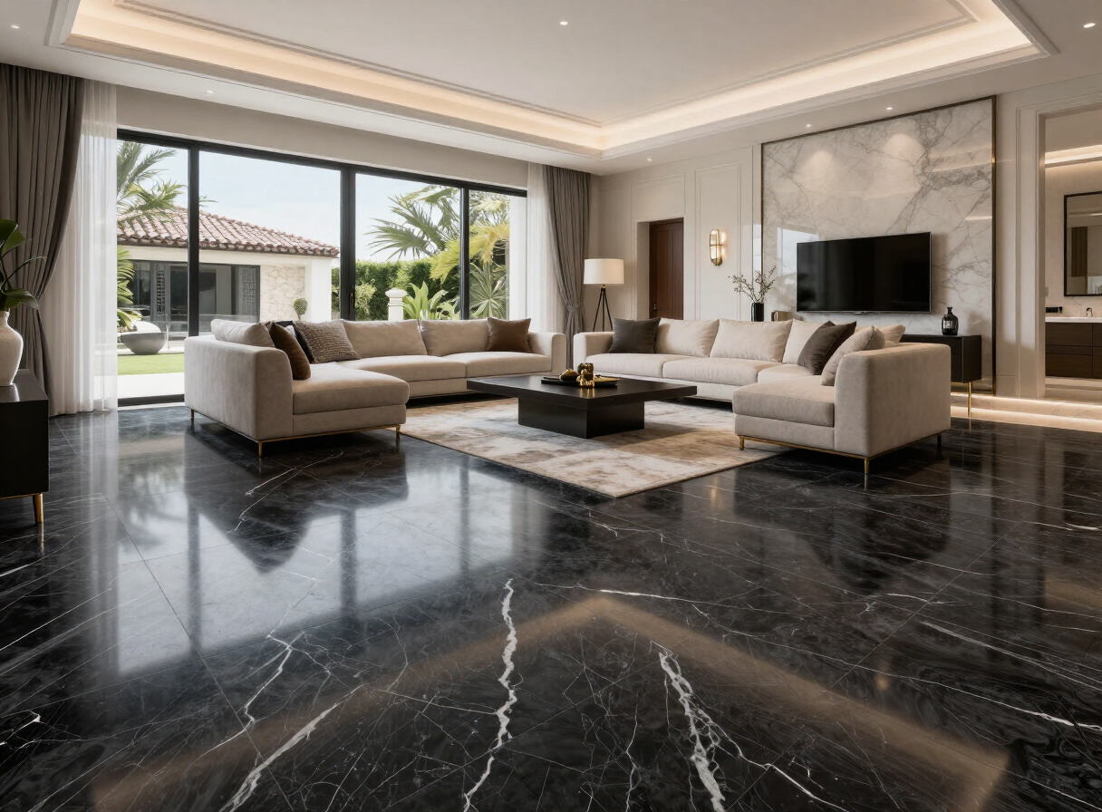 Luxury Tiles: Dark emperador