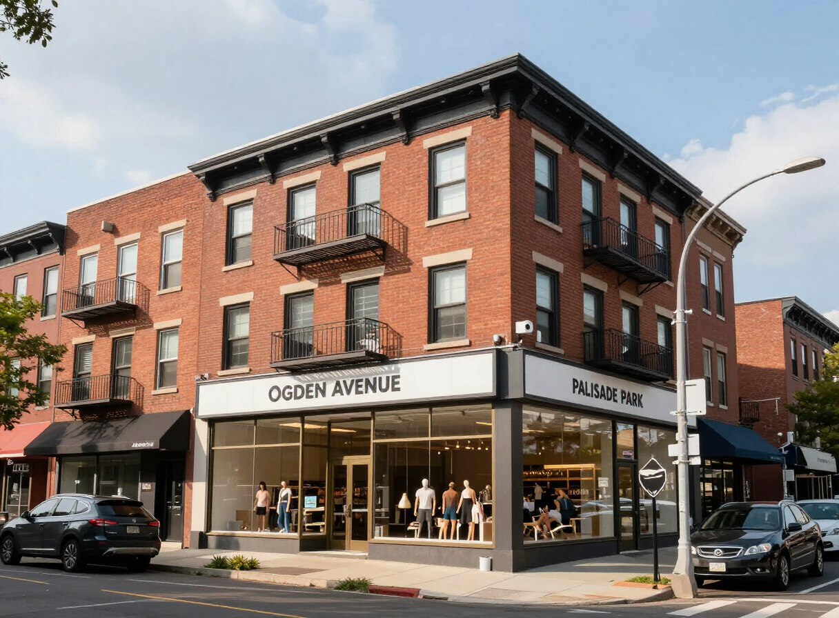 Ogden Avenue Commercial-Residential Mix in Palisade Park, NJ