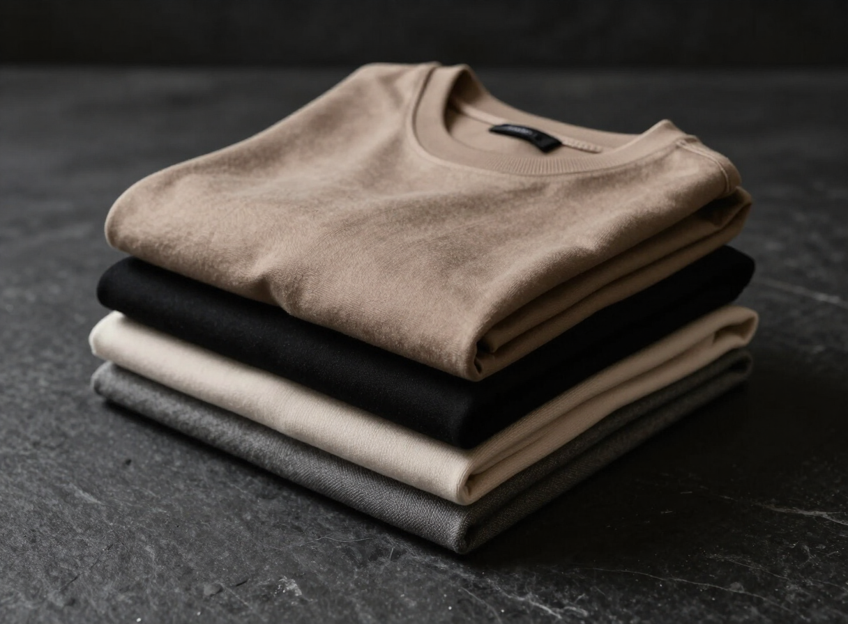 Prendas premium dobladas de la Colección Origin