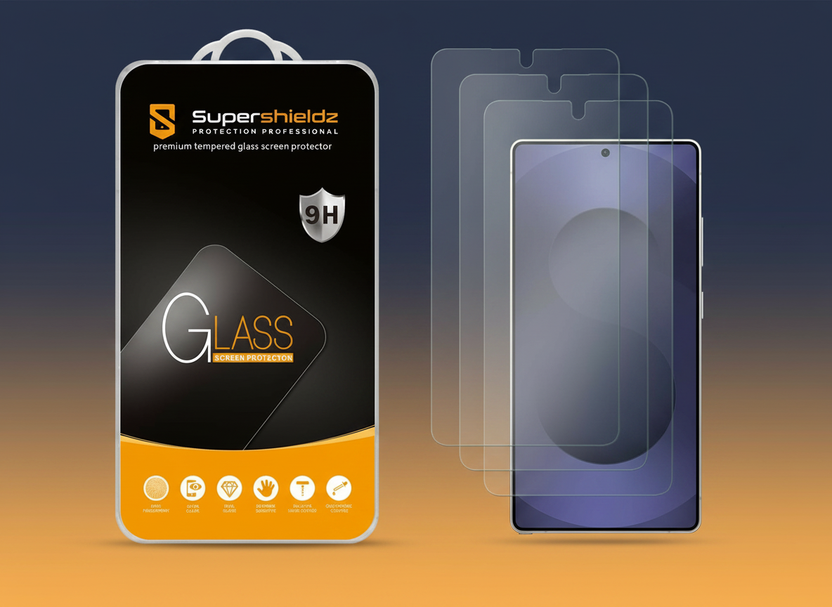 Supershieldz Premium Tempered Glass Screen Protector, 3-Pack