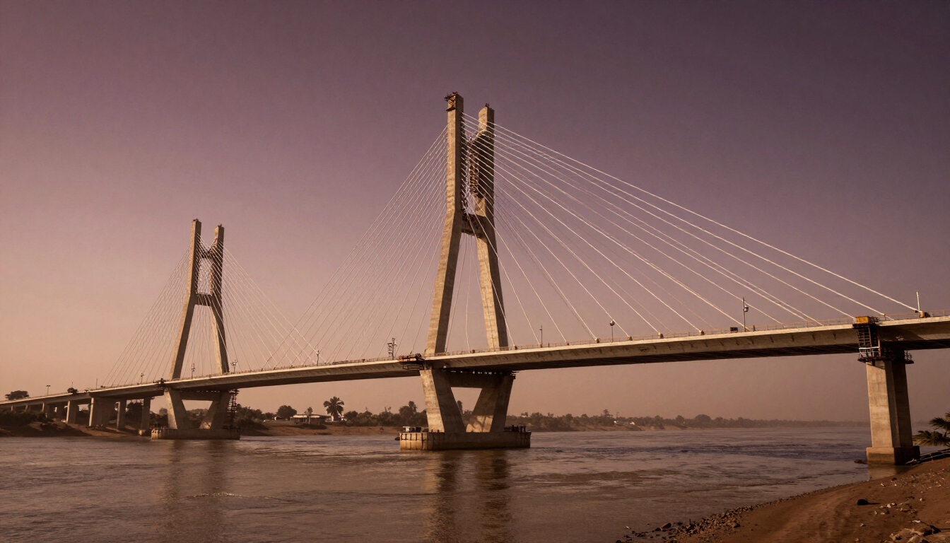Ouvrage d’art — pont à haubans