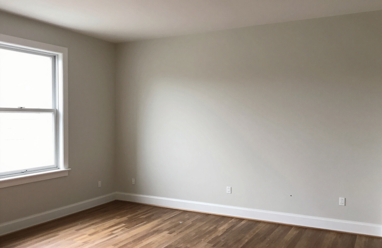 Vacant Weehawken NJ apartment before move-in painting