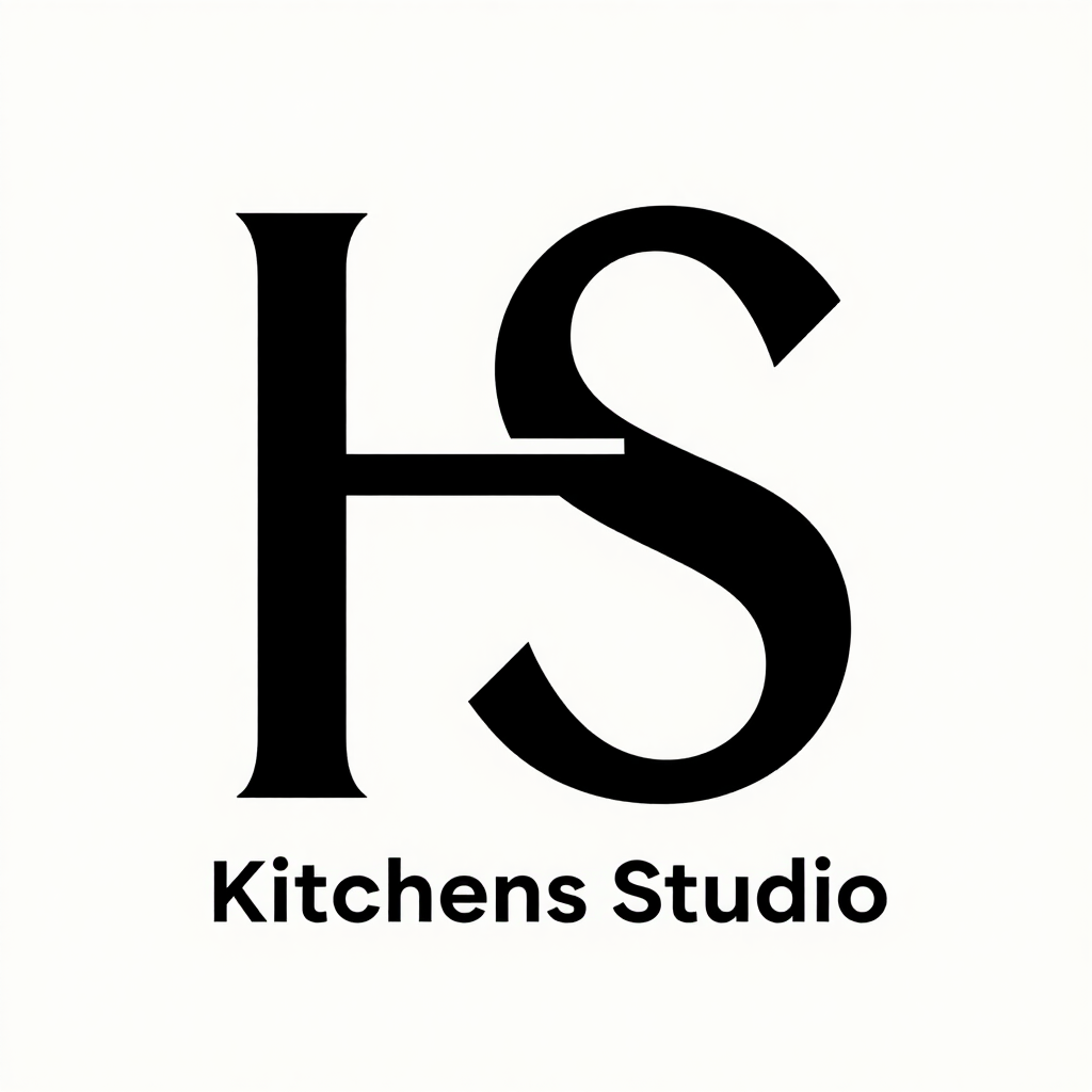 HS Kitchens Studio symbol mark — architectural HS monogram