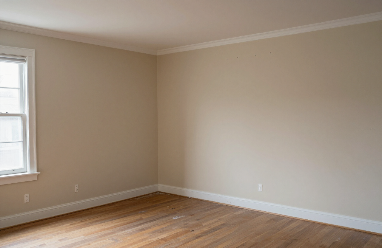 Lodi two-family home unit interior before painting