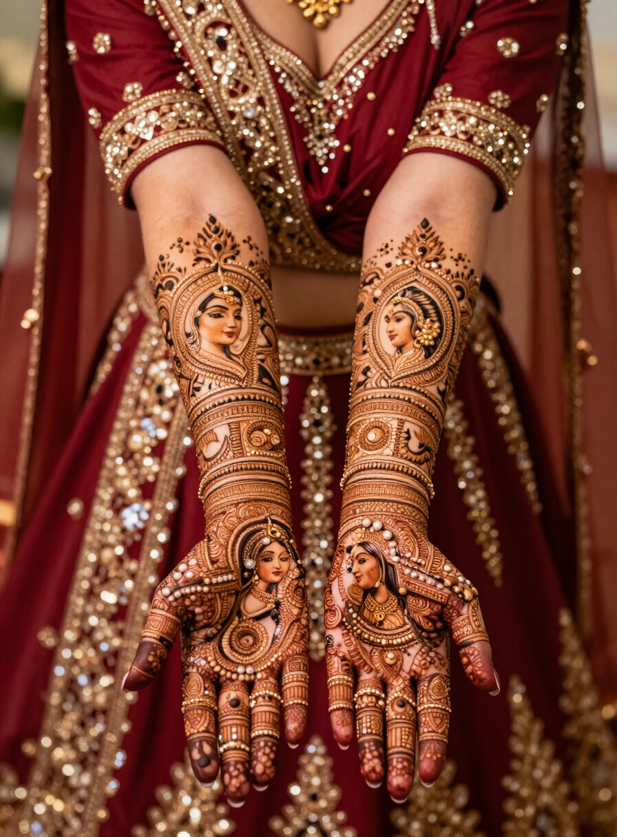 Dulhan Mehndi design in Delhi NCR