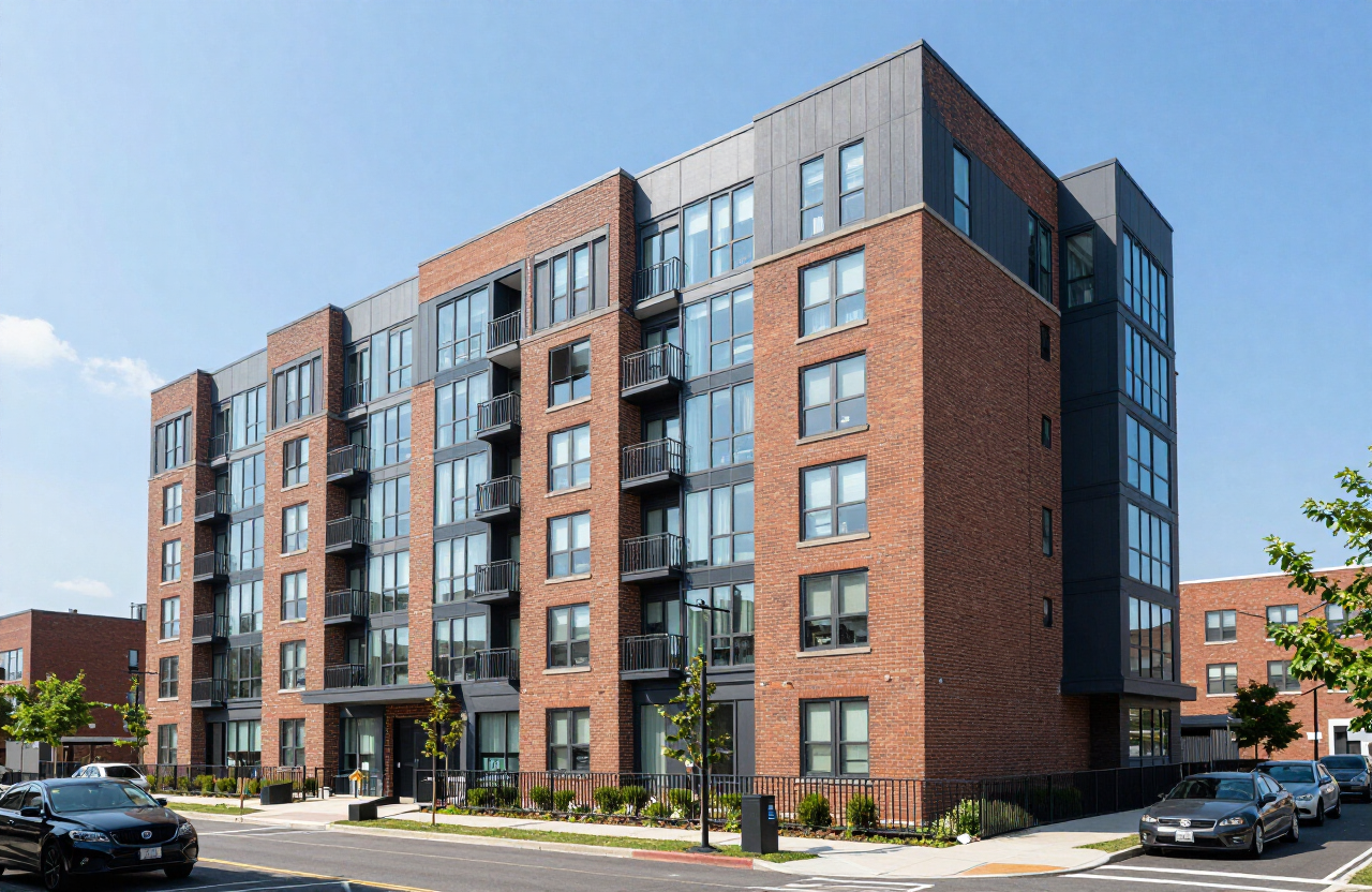 Secaucus Junction apartment building in Secaucus, NJ