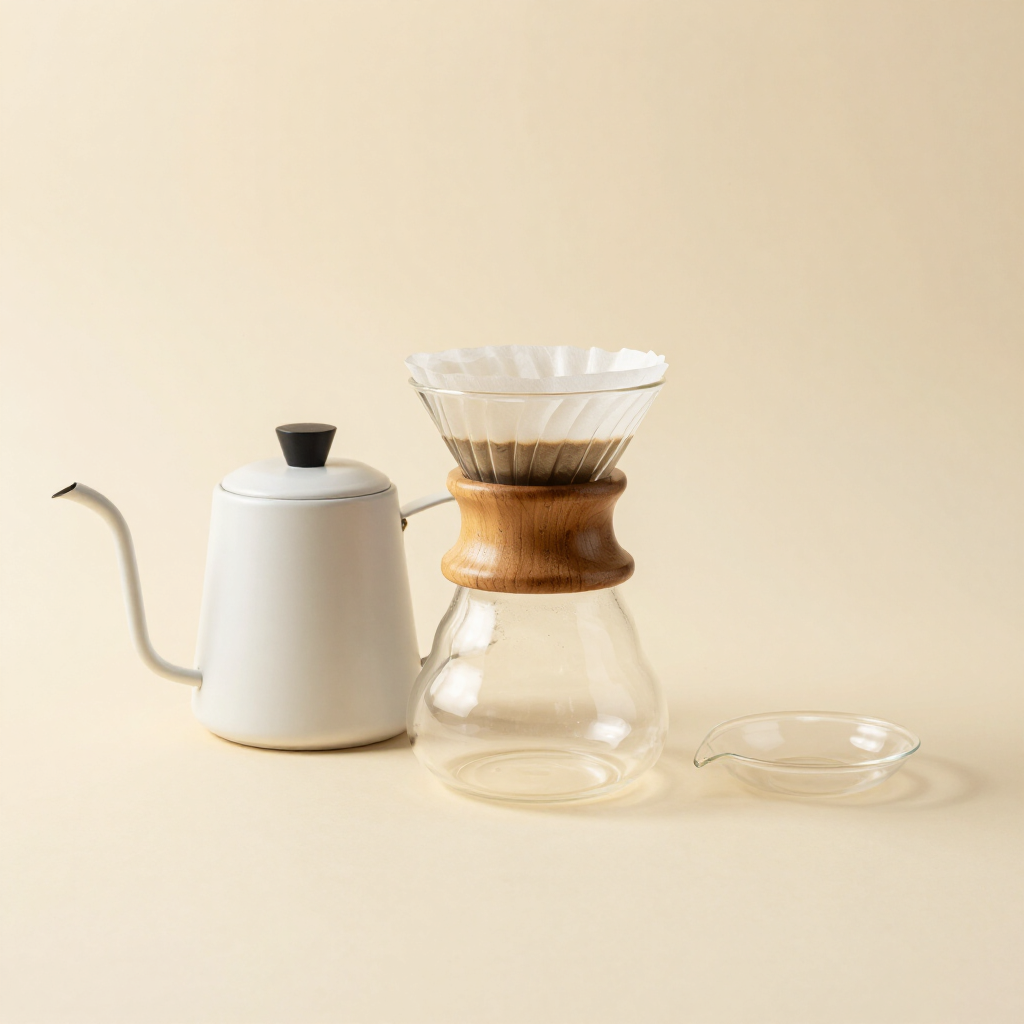 Pour-Over Coffee Set with Gooseneck Kettle