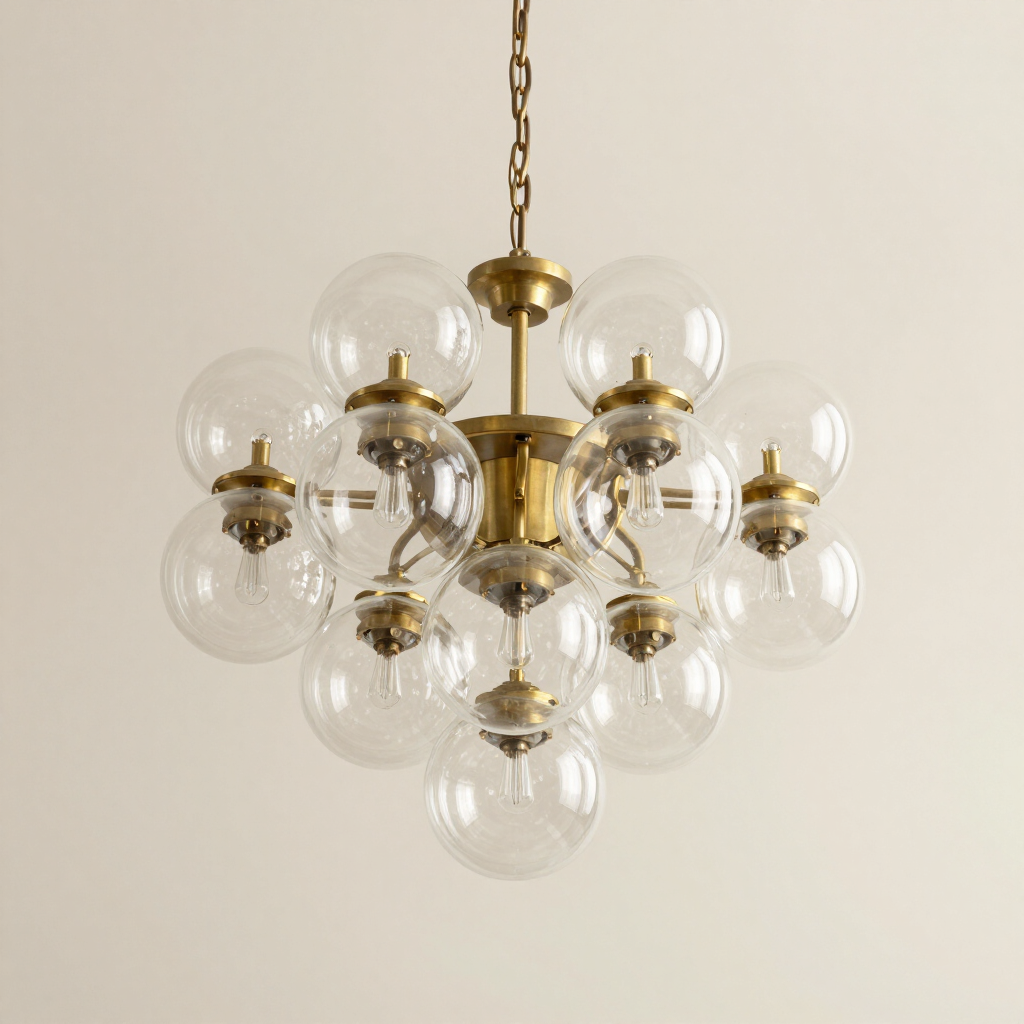 Glass bubble light