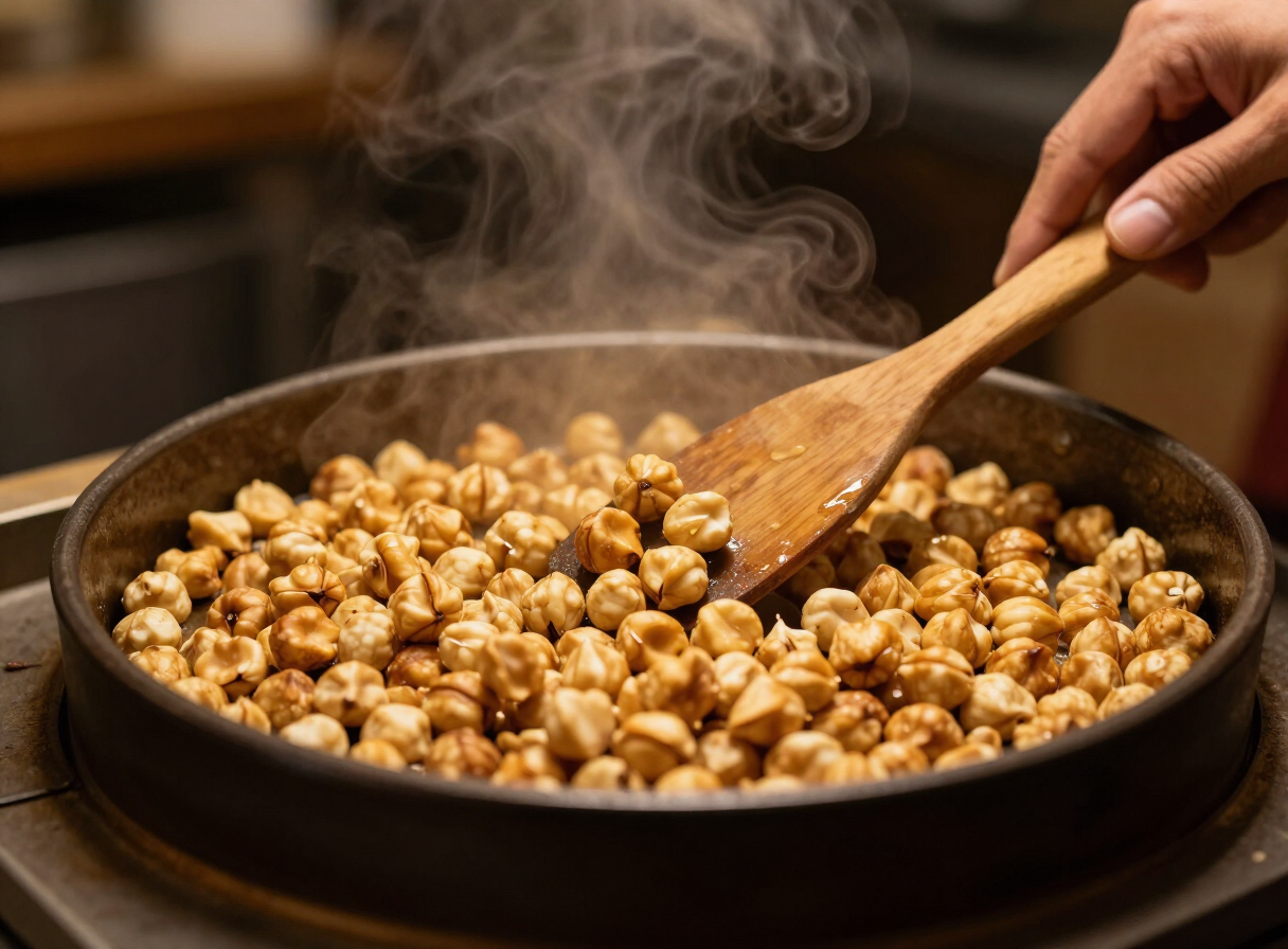 La torréfaction — atelier artisanal Plaisirs Pralinés