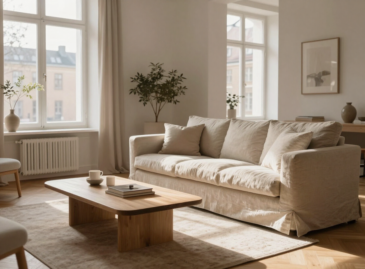 Lyst, eksklusivt skandinavisk stueområde