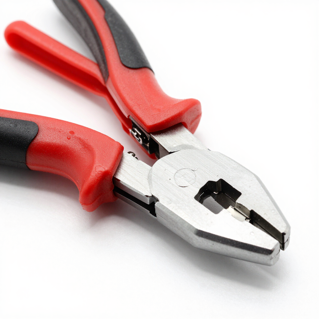 LEONTOOL 4-in-1 Multi Purpose Electricians Pliers, 7" Compact Wire Stripper | Wire Stripper Cutter Crimper Gripper, Cr-V Steel, Professional Crimping Tool, for 12-20 AWG Insulated & Non-Insulated Wires — additional product view