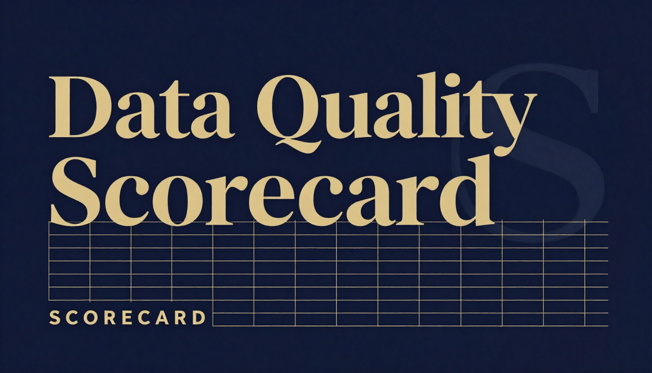 Data Quality Scorecard cover
