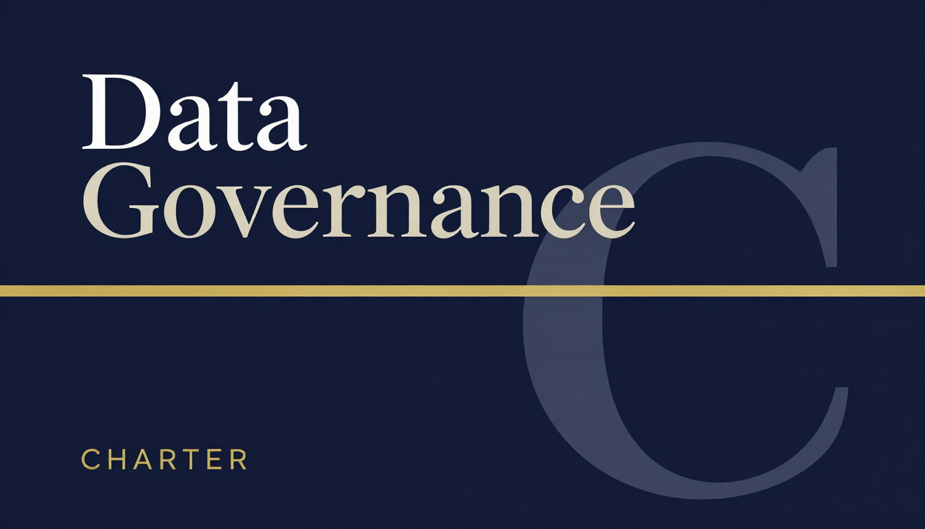 Data Governance Charter cover