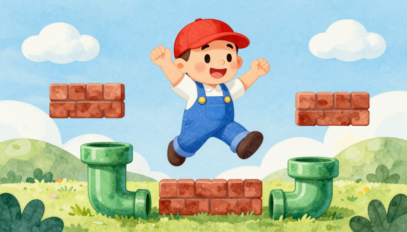 Artwork for Super Mario Bros.