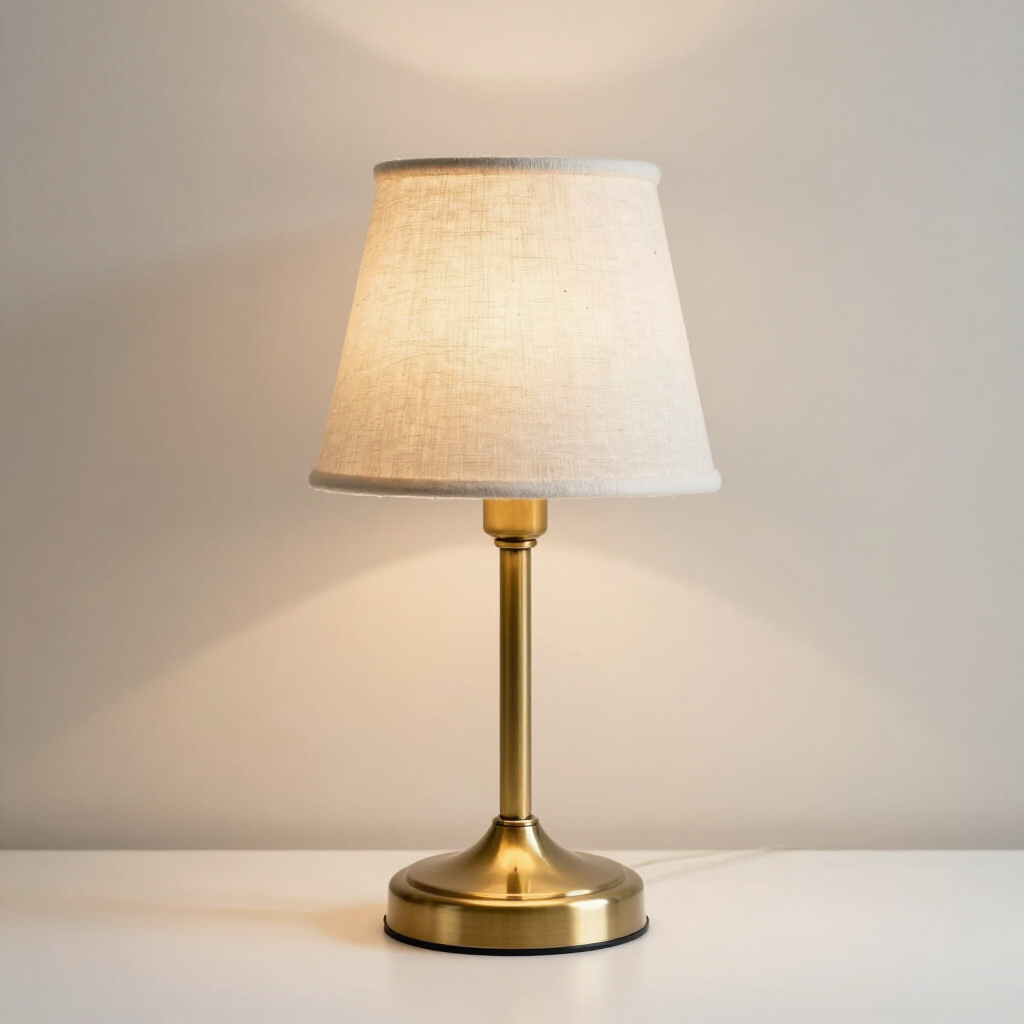 Brass table lamp