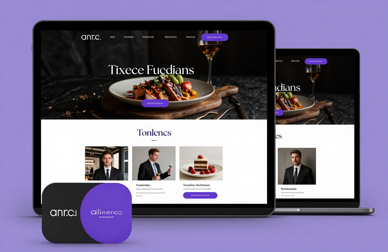 Osteria Verde — Restaurant & booking website designed by hand AI