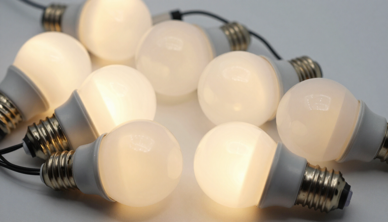 Energy-efficient LED Christmas lights in Surrey with modern seasonal lighting setup and festive display design.