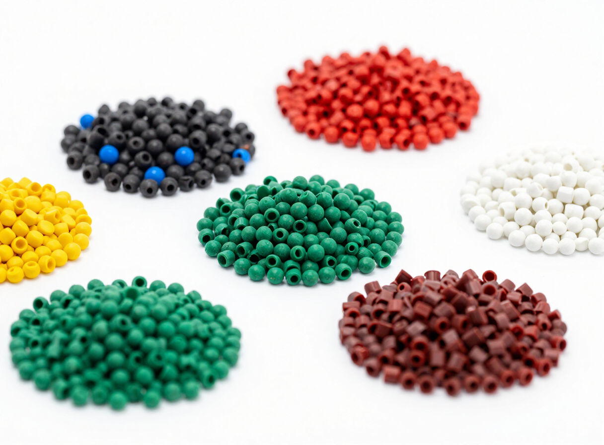Colour masterbatch pellets in all colours for plastics manufacturing