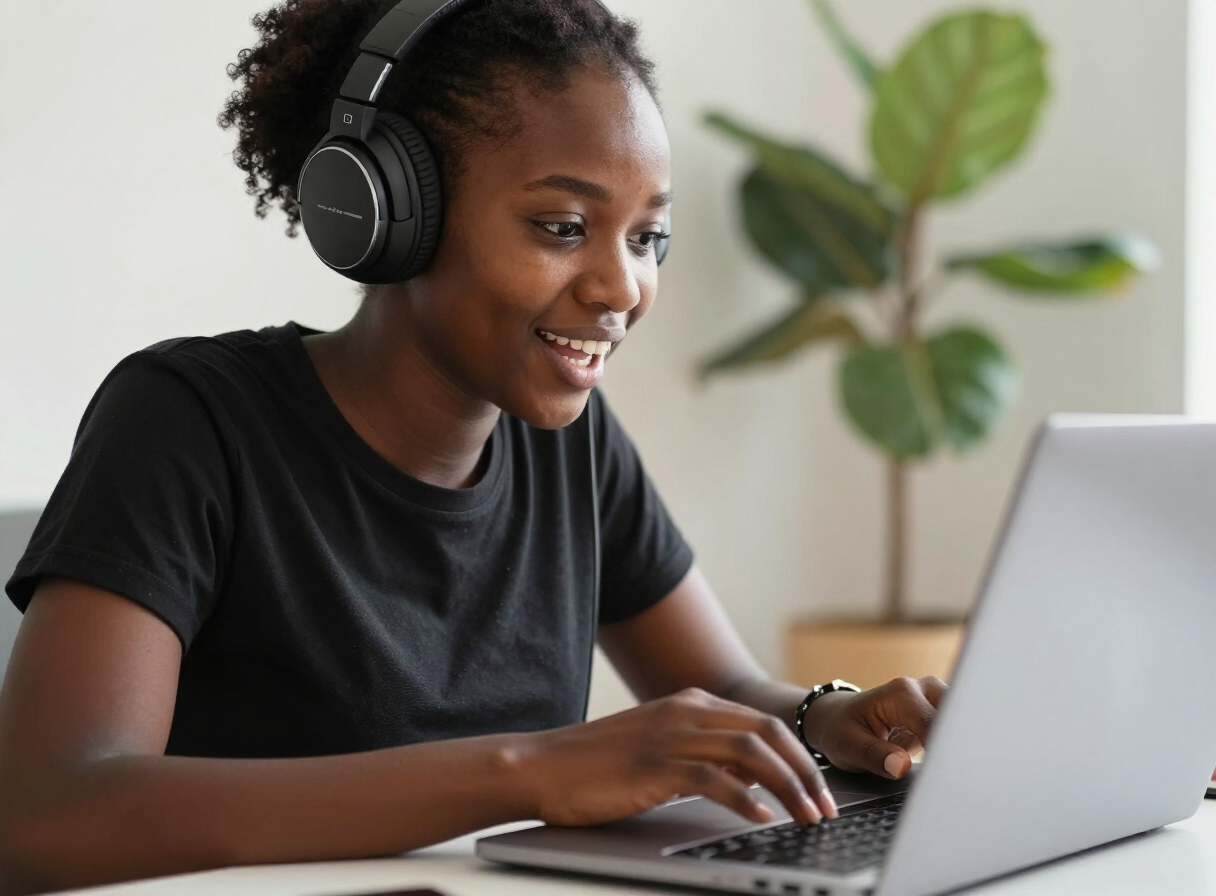 MulaTask member doing chatting jobs online