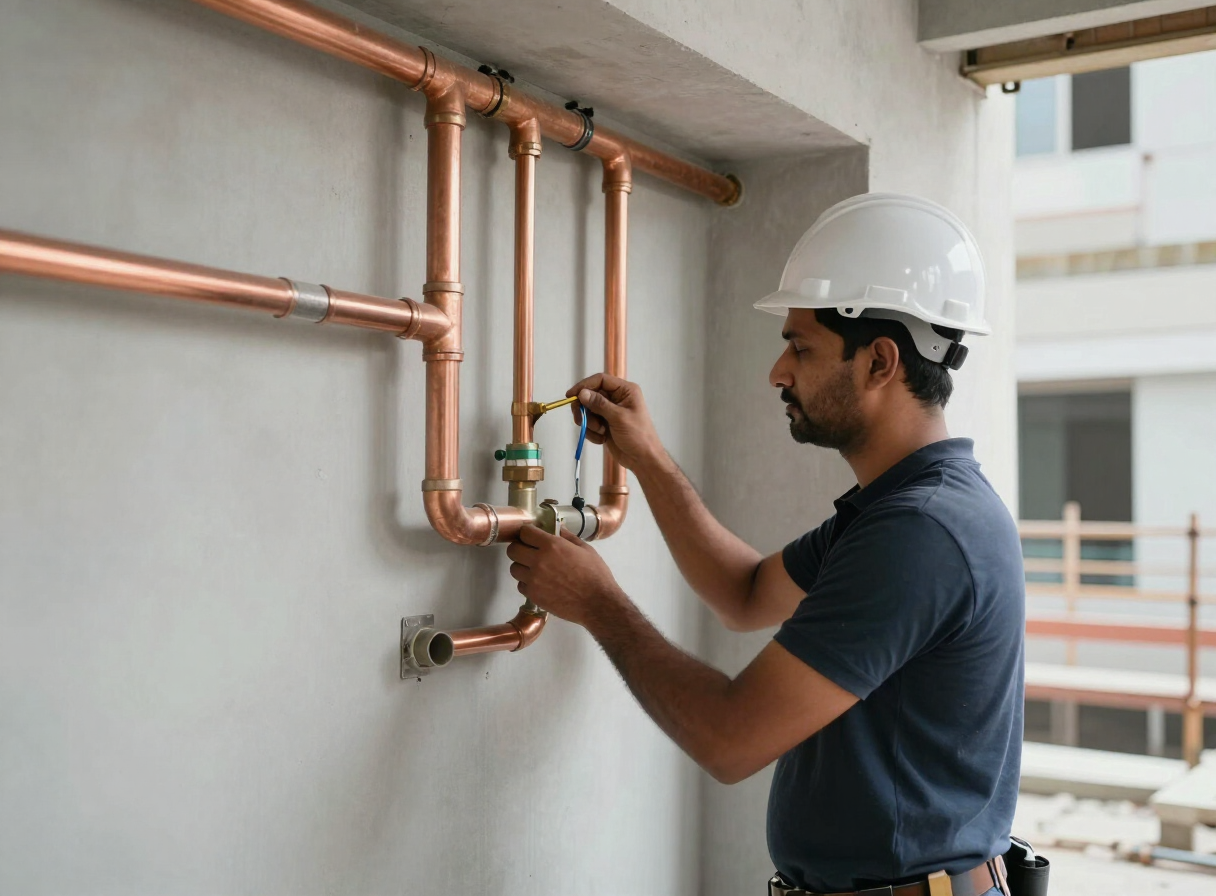 Plumbing Contractor project work in India