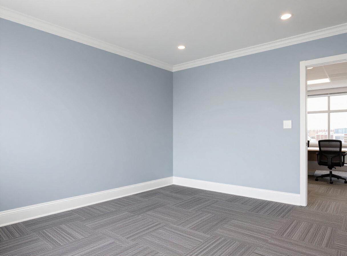 Commercial office space after painting in East Rutherford, NJ