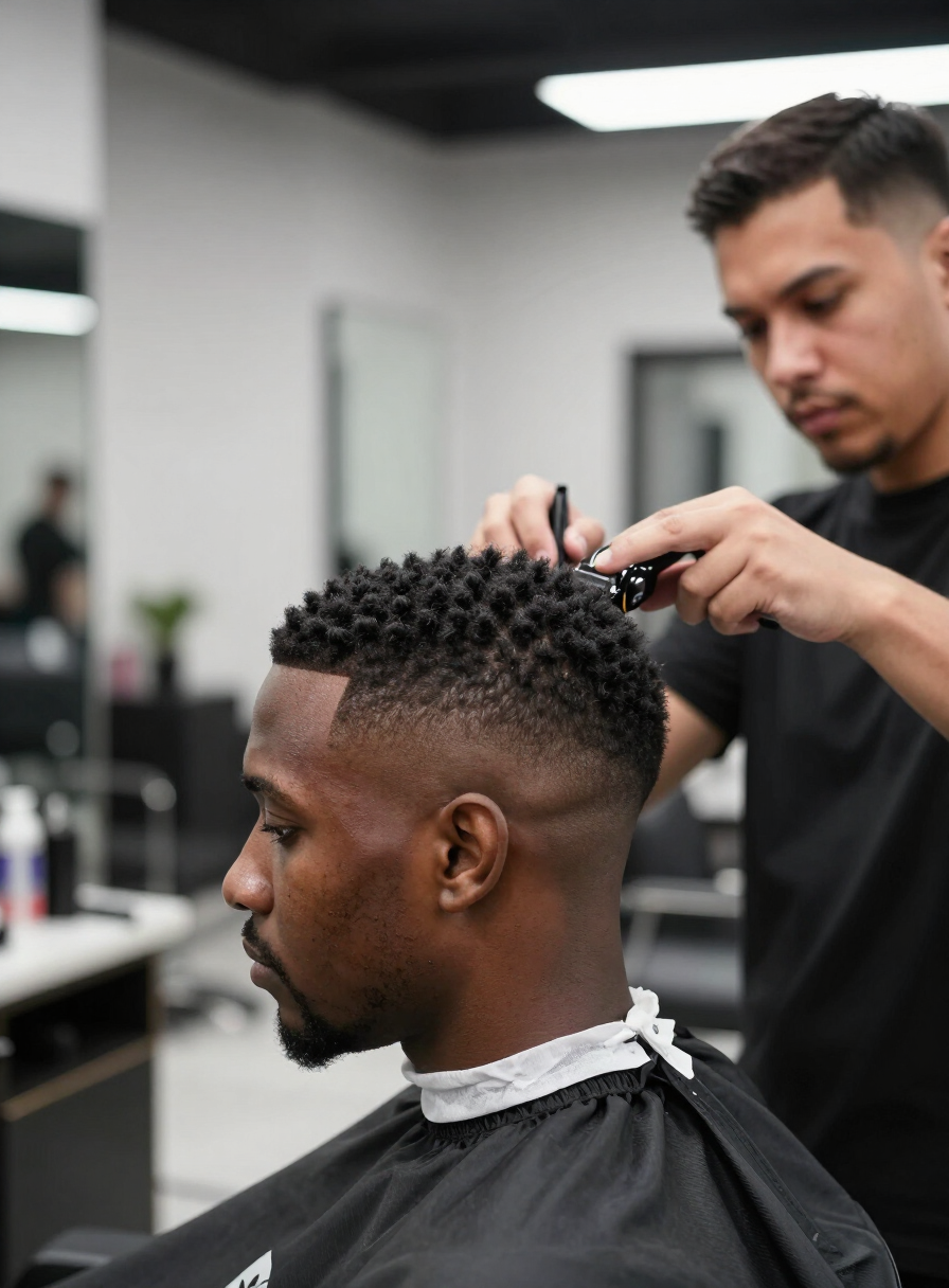 Coupe homme dégradée