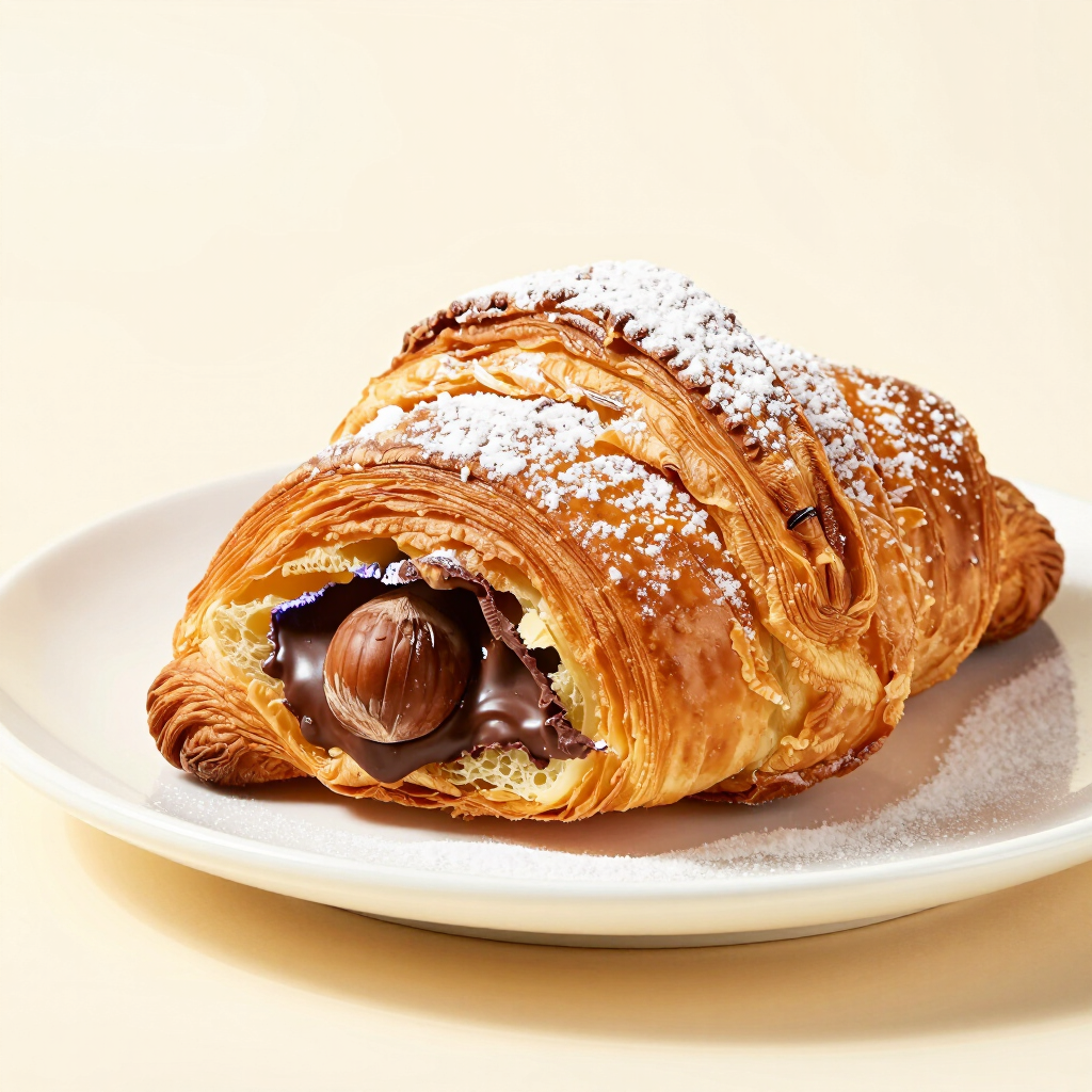 Chocolate Hazelnut Cornetto