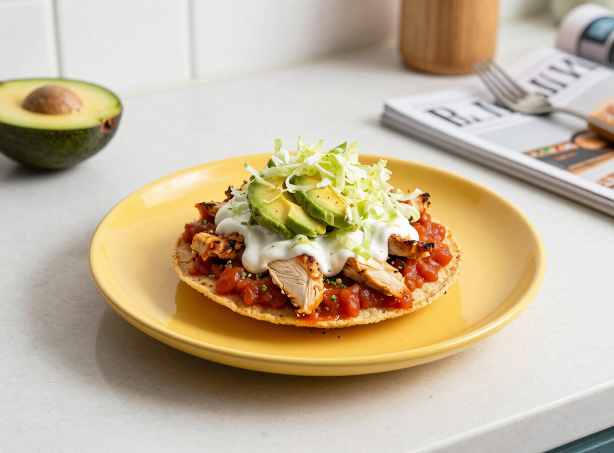 Tostadas de Tinga