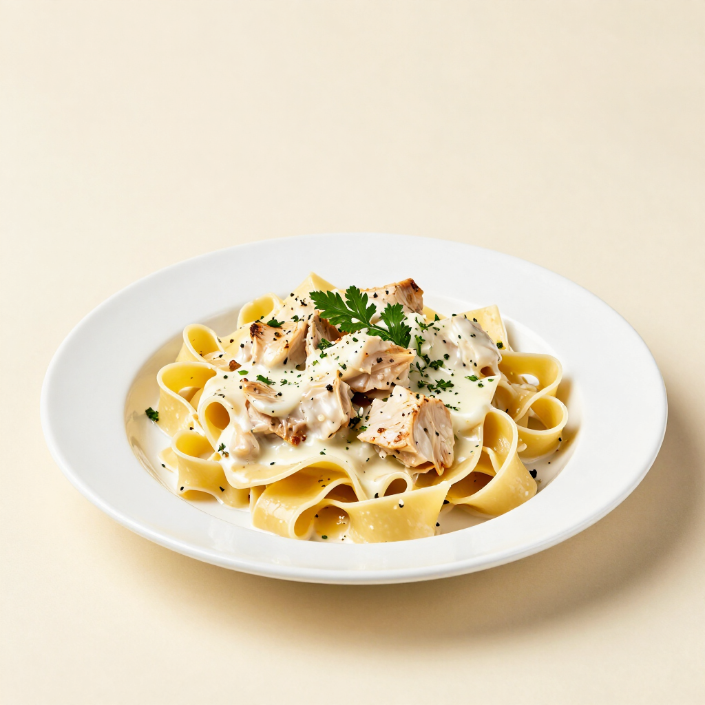 Fettuccine Chicken Alfredo