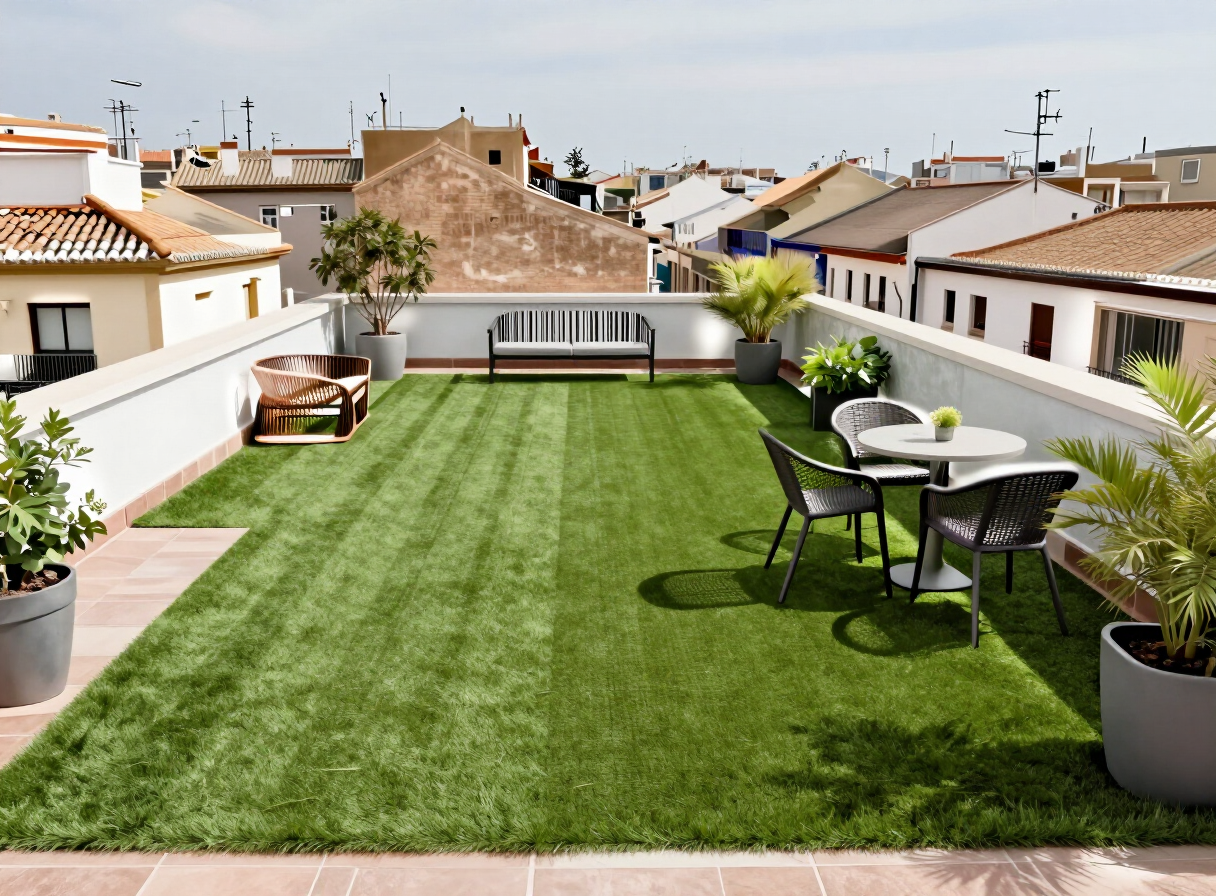 Artificial Turf: Rooftop terrace