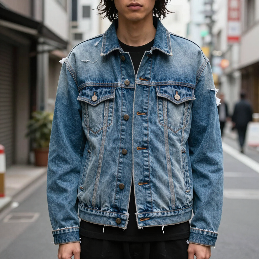 Inside-Out Denim Jacket