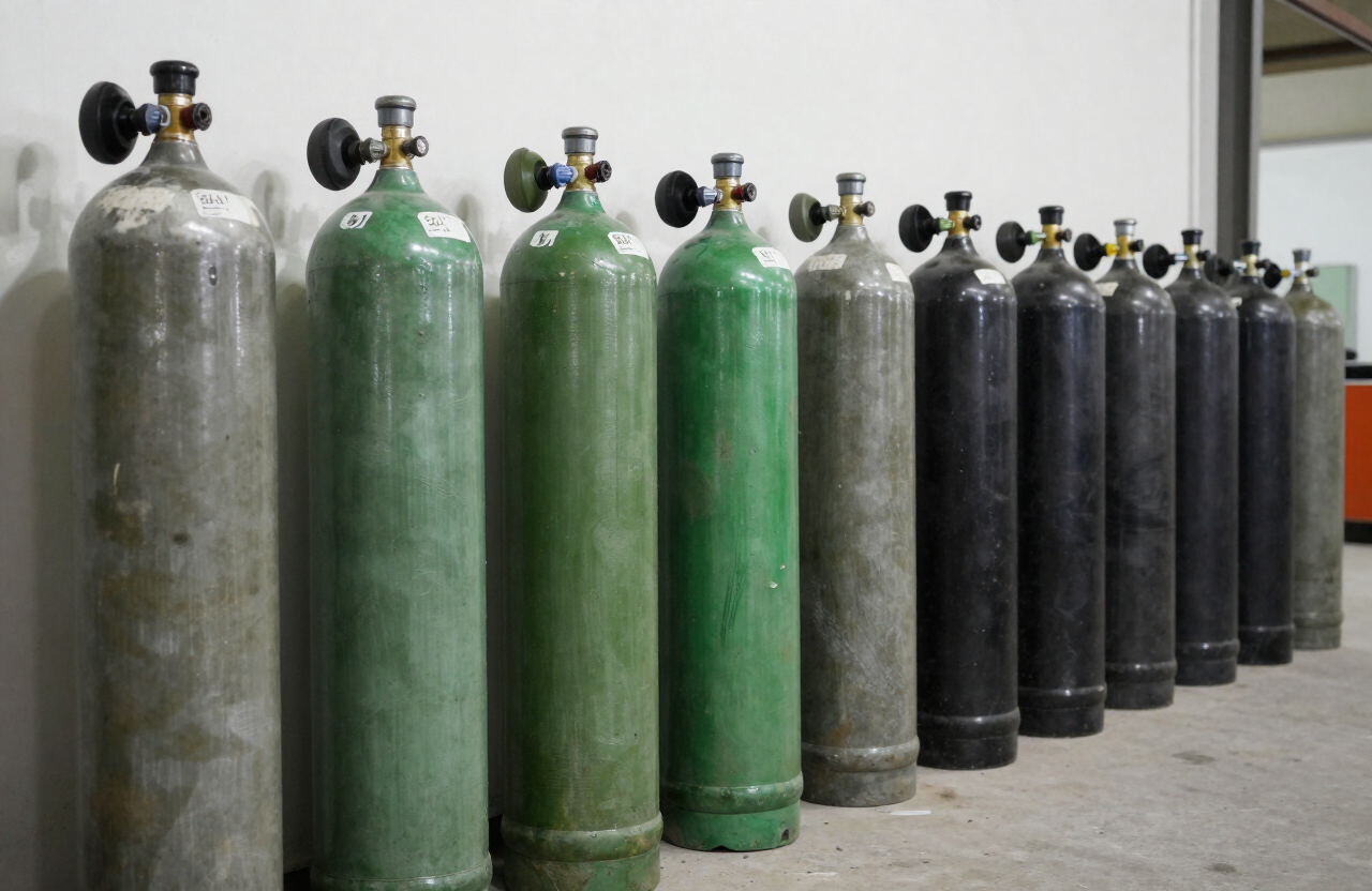 Oxygen / Nitrogen / SCBA Cylinder Refilling