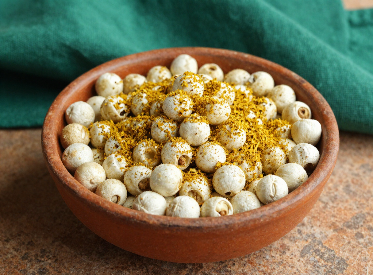 Flavoured roasted makhana