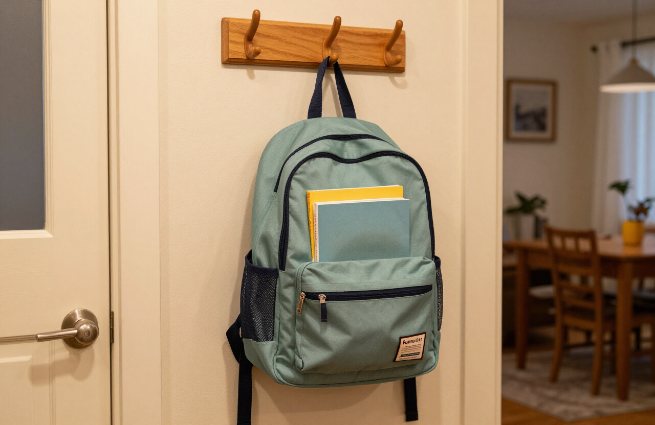 Schooltas en schoolspullen dagelijks klaarzetten: het vaste ritueel