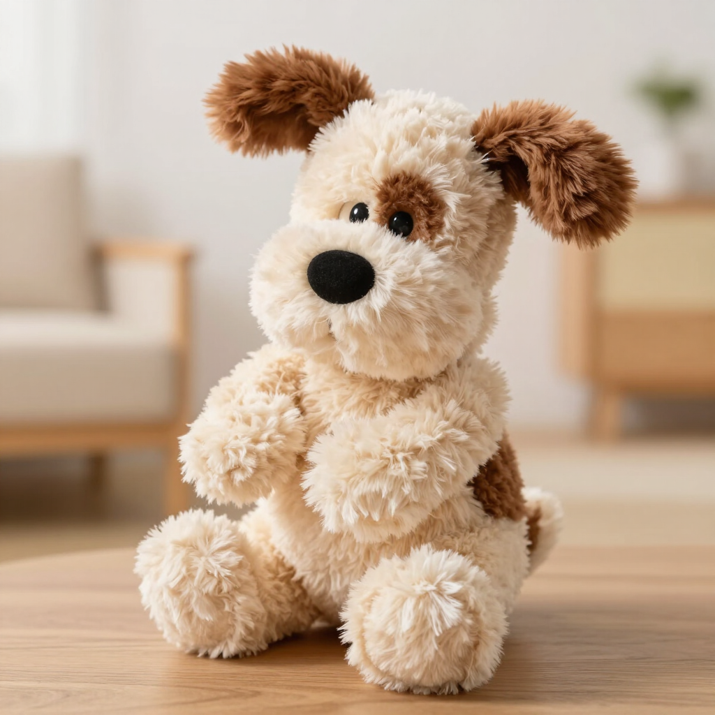 Interactive Squeaky Plush Toy