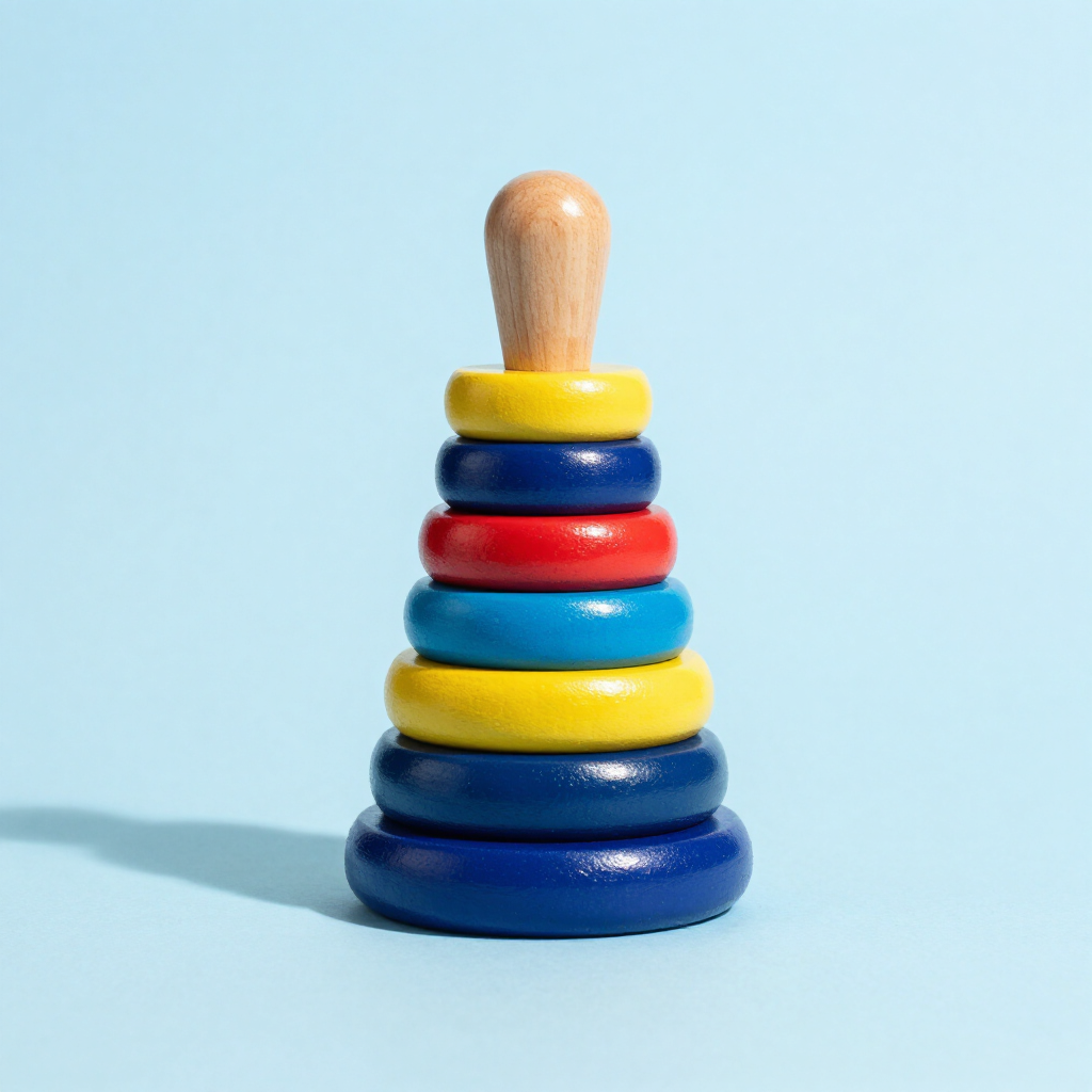 Orbit Wooden Stacker