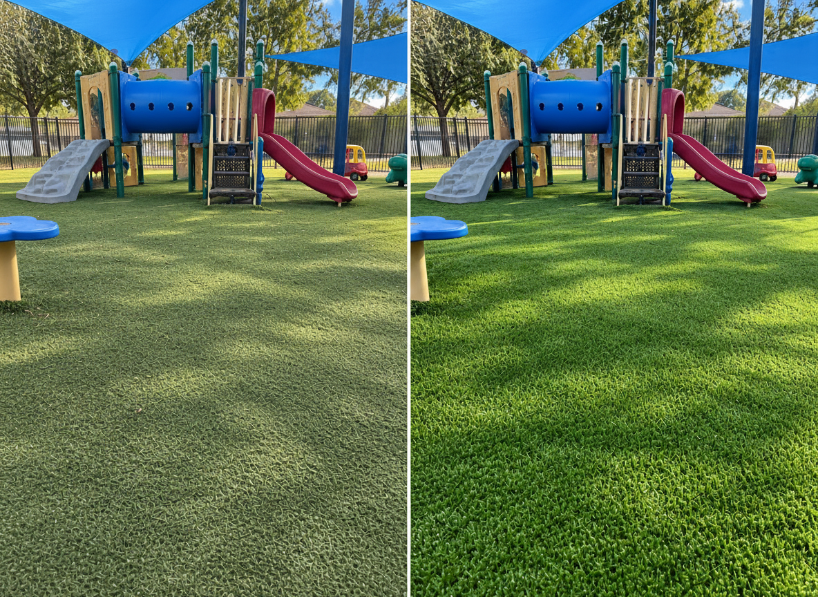 Daycare playground after