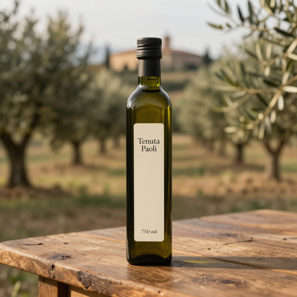Olio EVO Biologico — Bottiglia in vetro 750 ml